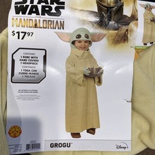 Star Wars Mandalorian The Child Halloween Fancy Costume Toddler 3T-4T NEW