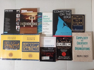 Lot Of 10 Ethics Leadership Mind Creativity Business Books