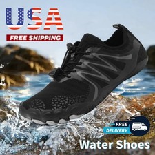 Aqua Sock Mens Quick Drying Water Shoes Anti Slip Lightweight Beach Hiking Shoes