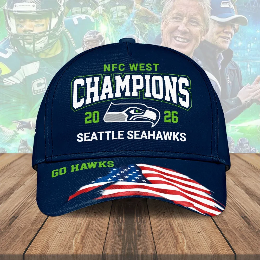 Seahawks 2025 NFC West Champions Classic Cap