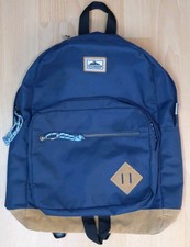 Steve Madden Solid Nylon Classic Backpack One Size Blue- One Zipper Damaged Read