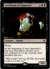 Archfiend of Depravity R Archenemy: Nicol Bolas 31 NM Normal