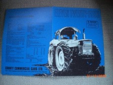 ANCIENNE  BROCHURE  PUBLICITAIRE   TRACTEUR   FORD   COUNTY  1124  SUPER SIX UK