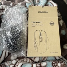 TECKNET Wireless Rechargeable Optical Mouse Ms009BLACK