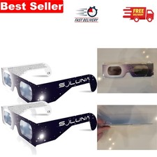 Stylish Solar Eclipse Viewing Glasses –  Certified for Eye Safety, Adult Size