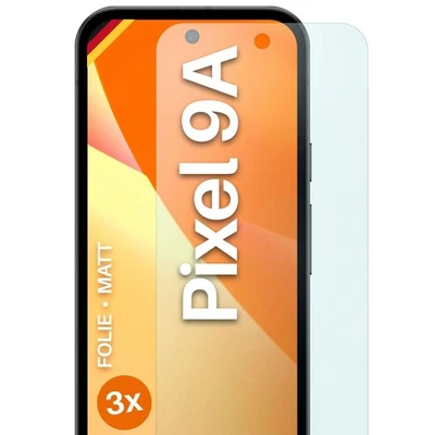 3x Schutzfolie Matt für Google Pixel 9a Displayschutz Handyfolie 4H Anti Reflex - Bild 1 von 4