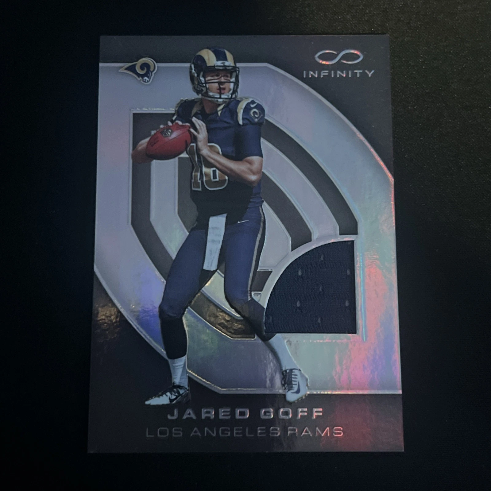 Jared Goff Panini Infinity Rookie Materials #RMJG Base