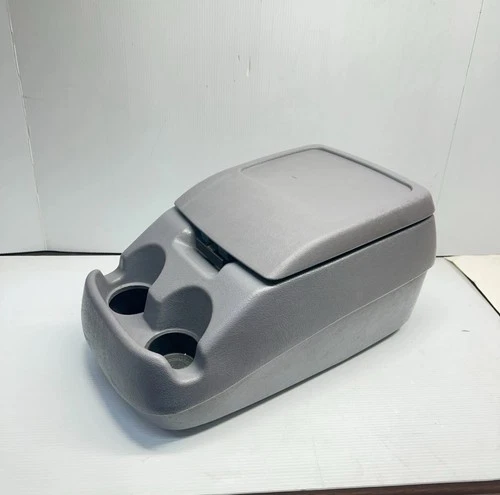 Ford Center Console With Cup Holders – Gray – Fits 1992-1996 F150 F250 F350 OBS