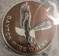 Brown Chrome Eagle Dayton Wire Wheel Chips Set Of 4 Size 2.38 Lowrider Brown Chrome Eagle Dayton Wire Wheel Chips Set Of 4 Size 2.38 Lowrider