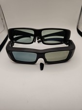2 Pair EPSON 3D Glasses Active Shutter IR ELPGS01 for Projectors Used 