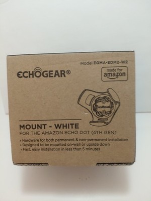 Echo Gear Wall Mount For Amazon Echo Dot 4th Gen - Model EGMA-EDM3l2-W2 - NIB