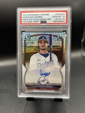 2023 Bowman Chrome Oswaldo Osorio HTA Choice Refractor Auto PSA 10/Auto 10