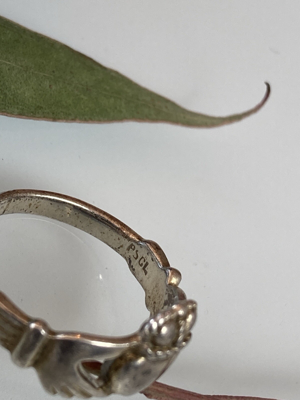 Sterling 925 Solid Silver Crown Heart Ring 7size … - image 15