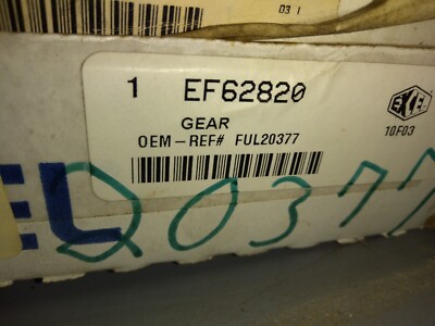 New PAI EF62820 Gear for Eaton Fuller RT 14615 Trans 20377, 19644