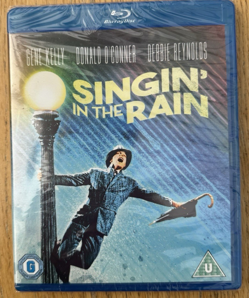 Singin' in the Rain 1952 Blu-Ray Gene Kelly Donald O'Conner Region Free New