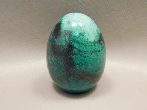 Chrysocolla Malachite Stone Egg Carving 1.8 inch or 47 mm Arizona #O4 - Picture 2 of 6