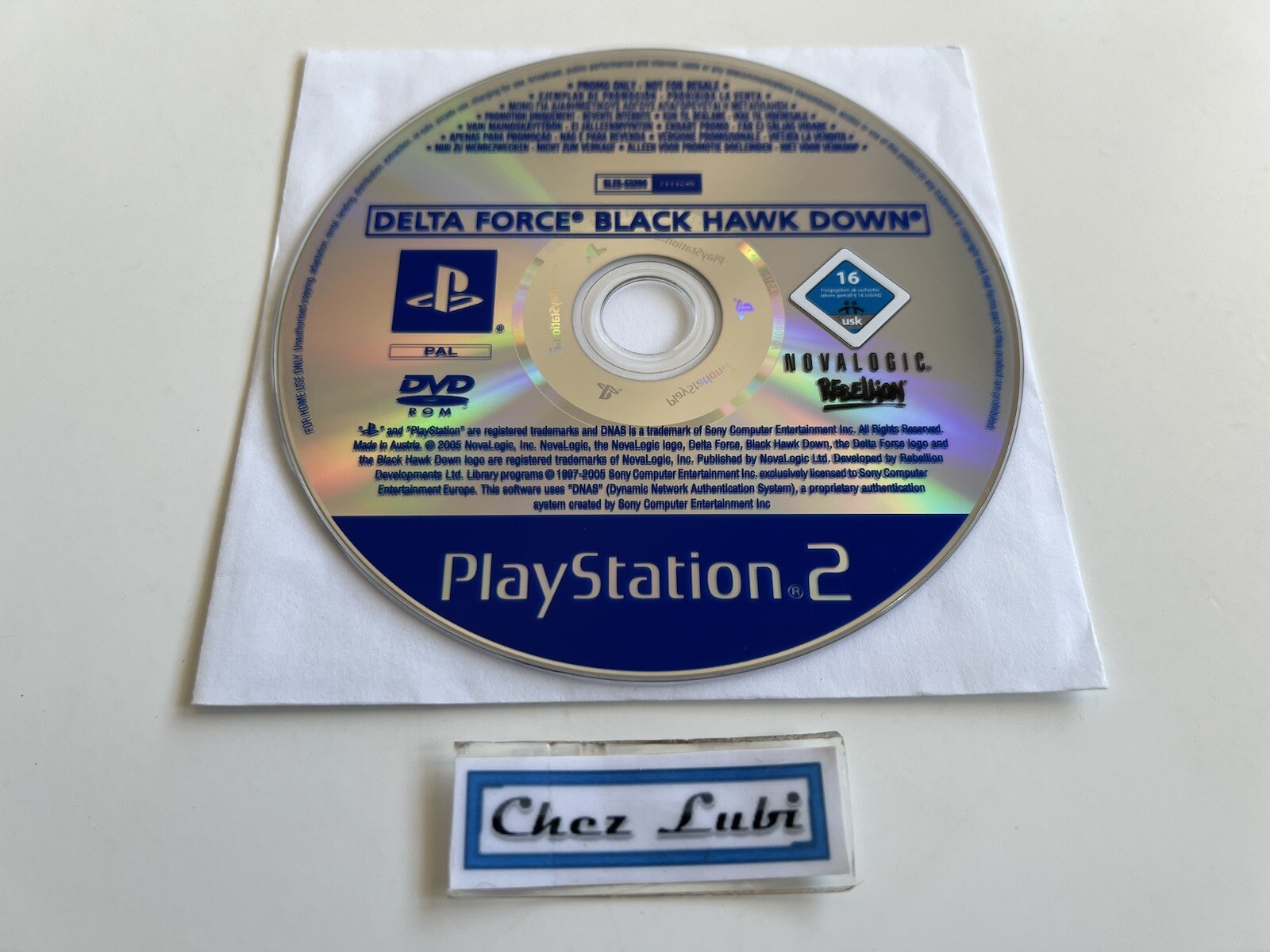 Delta Force Black Hawk Down - Promo Press - Sony PlayStation PS2 - PAL