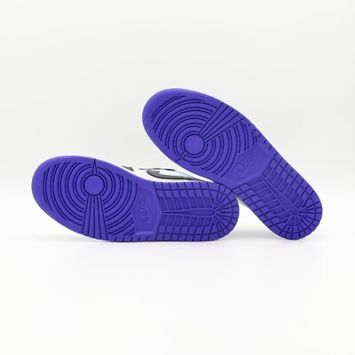 553558-154 Nike Air Jordan 1 Low Bright Concord Aqua Court