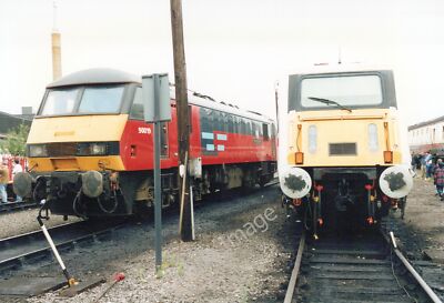 Railway Photo 12x8 Class 89 89001 Avocet Worksop Open Day 5/9/93
