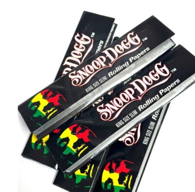 5 x SNOOP DOGG BLÄTTCHEN KING SIZE SLIM 5ER PACK KONVOLUT ANGEBOT AUTHENTISCH