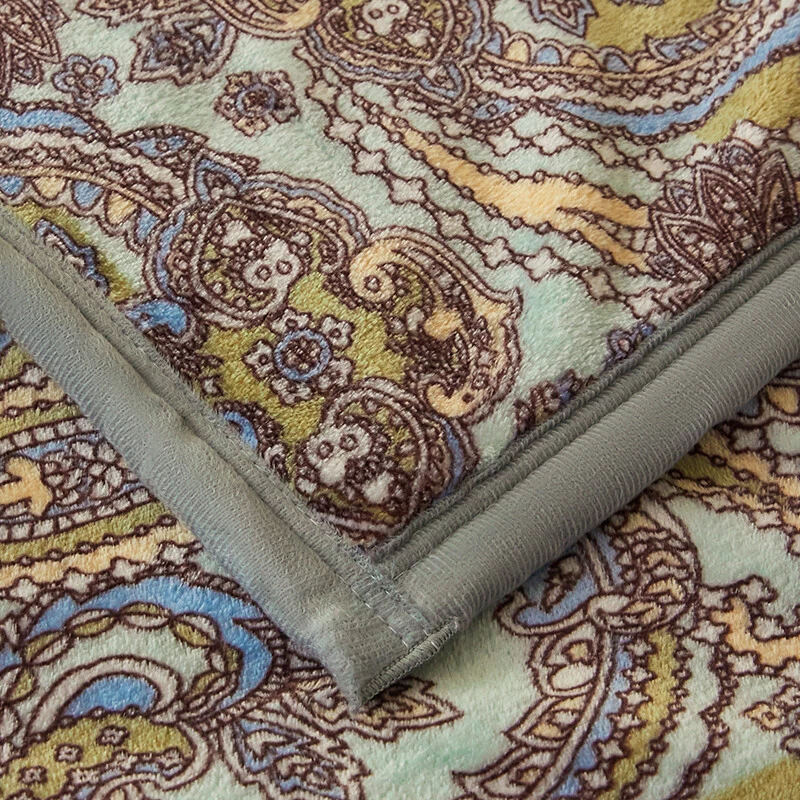 Large Blanket Quilt Bed Cover Flat Sheet Luxury Grade A Warm Blanket Flowers - Image 4 of 4