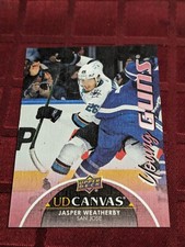 2021-22 Upper Deck Hockey YOUNG GUNS Rookie RC Canvas #C238 Jasper Weatherby