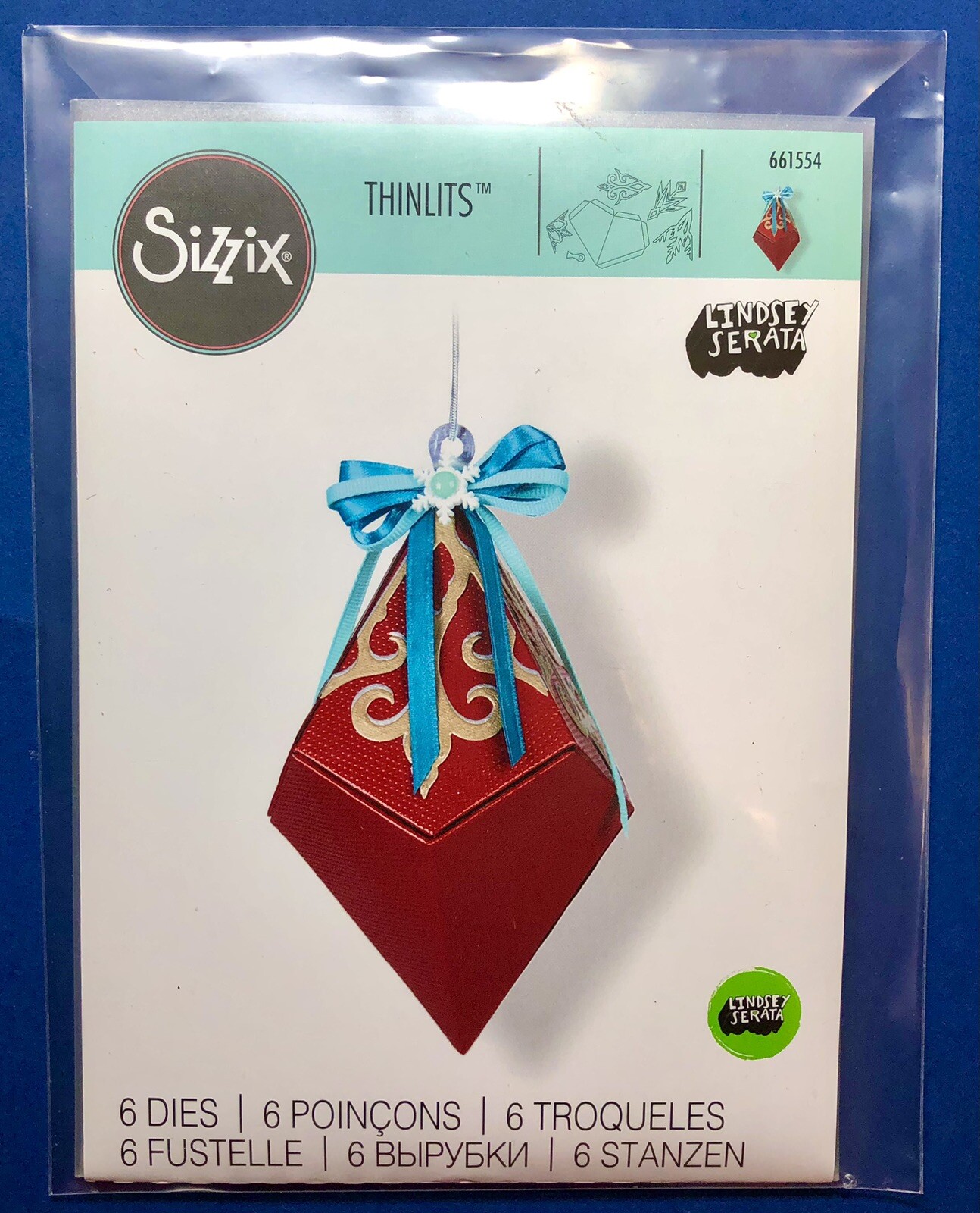 Sizzix CHRISTMAS ORNAMENT 661554 Tree 3d By Lindsey Serata Bauble Box ...