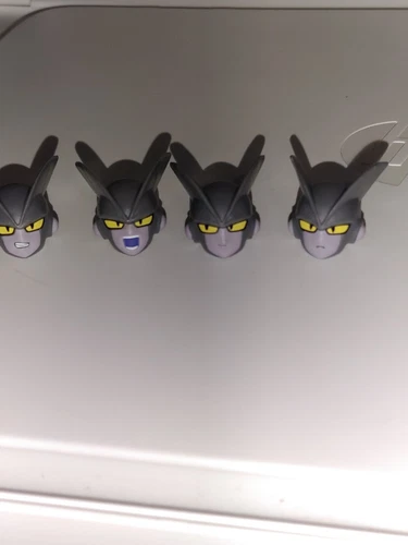 SH Figuarts Gamma 2 Dragonball Super Hero Juego de esculturas de cabeza