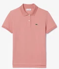 Lacoste Ladies Regular Fit Supple Pique Polo Shirt in Pink.     C7