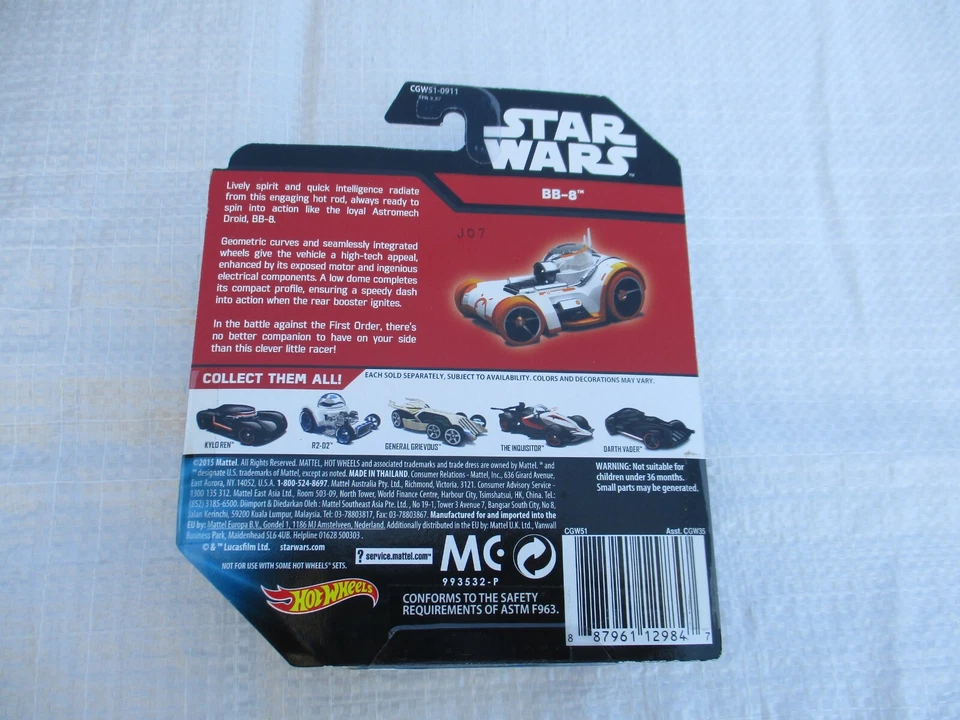 Hot Wheels  STAR WARS   BB8 - Photo 2/2