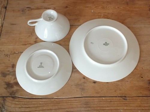 Tasse décorative et son assiette en porcelaine Schirnding Bareuther Bavaria - Imagen 4 de 7