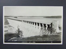Norfork Dam Mountain Home Arkansas AR Real Photo Postcard RPPC 1940's