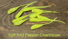 2.3” Fry Mini Shad Soft Plastic Panfish Drop Shot Perch Crappie Bluegill 60pk