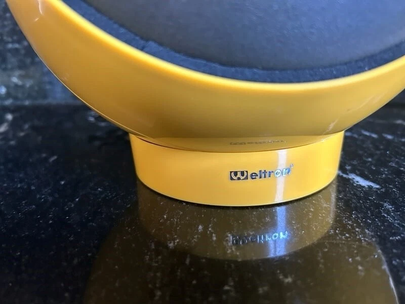 Altavoces estéreo WELTRON raros NOS Stellar vintage amarillos como nuevos originales 1972 retro Foto 4 de 4