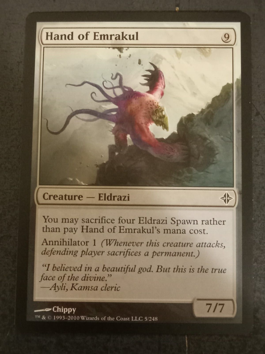 mtg rise of the eldrazi cards Hand Emrakul of 005/248 Regular Common Exile Rise of the Eldrazi. Rise Of The Eldrazi |
