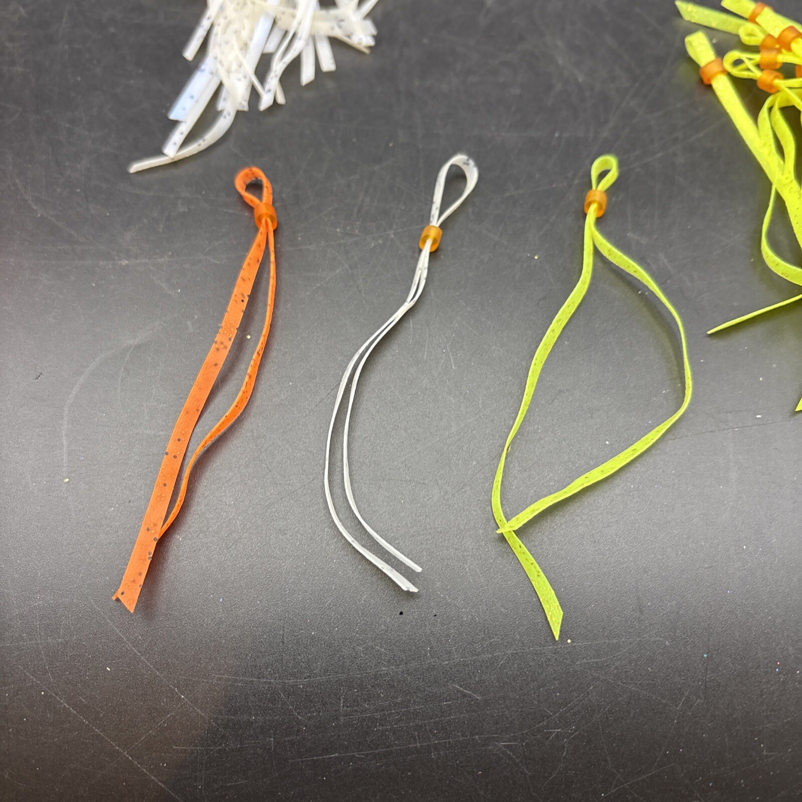 Wholesale Lot Of 70 Jig Spinnerbait Buzzbait 2 Leg Trailers Streamers Rubber New - Image 2