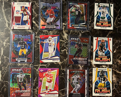 2021 PANIN ROOKIES AND STARS NFL FOOTBALL PATCH, COLOR, INSERTS, ROOKIES, BASE