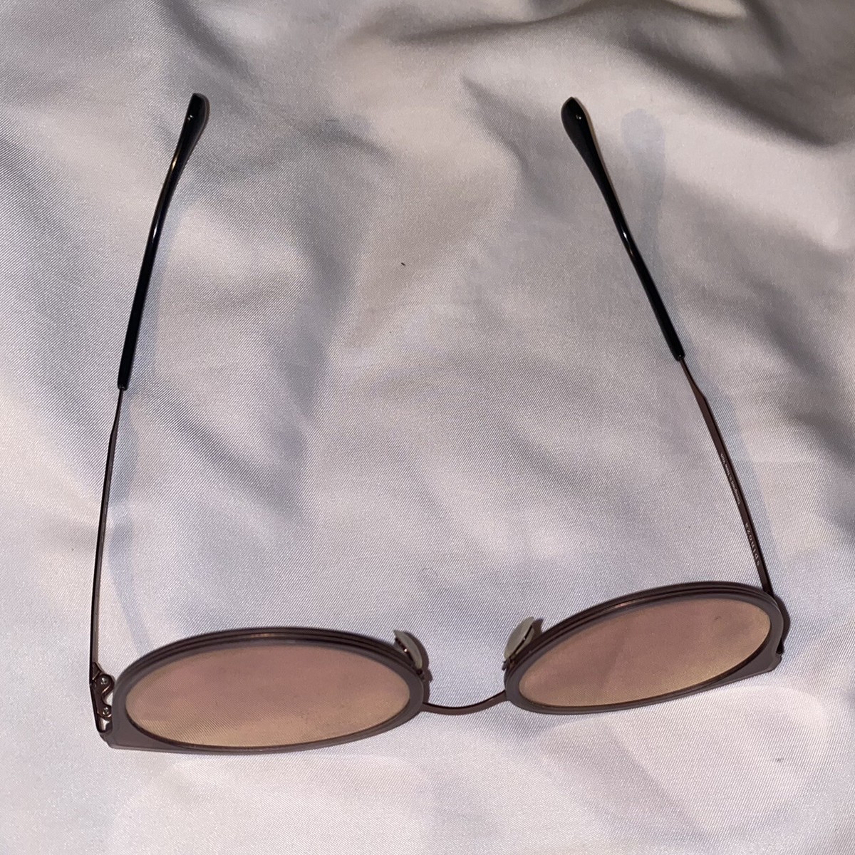 Spinoza Sunglasses IVY Pale Pink frame Mirror Rose Gold lens  display picture 1