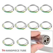 1-10 x Dental Silicone Hose Tubing Connector for High Speed Handpiece 4 Holes