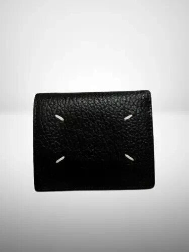 Margiela/ Maison/ Bi-fold Wallet Black Fashion Accessories