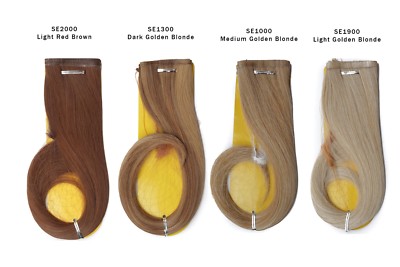 Secret Extensions - Hair Extensions by Daisy Fuentes Red Brown and Golden Brown