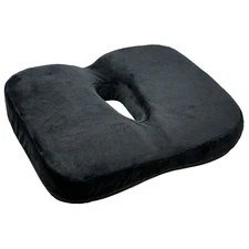 TrexNYC Donut Pillow - Memory Foam Sitting pillow - Car Seat & Office