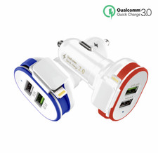 12V Car Cigarette Lighter Socket Splitter Dual USB Charger Power Adapter Outlet