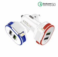 12V Car Cigarette Lighter Socket Splitter Dual USB Charger Power Adapter Outlet