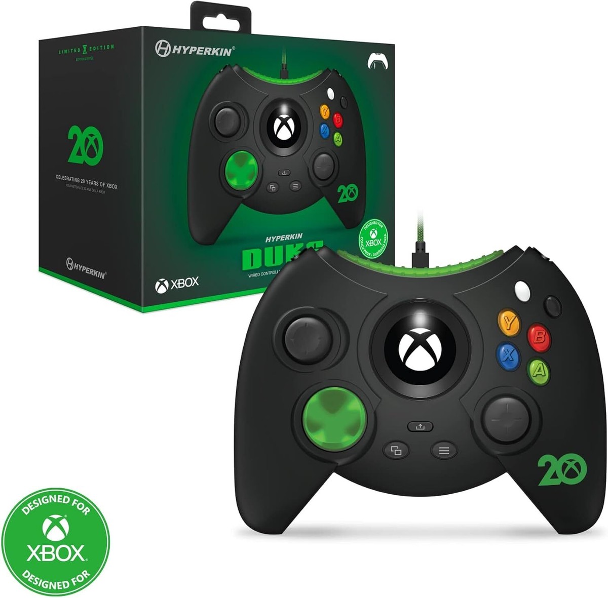Nintendo Switch DUKE XBOX 20th LIMITED EDITION Duke Wired Controller (Xbox 20th Anniversary Limited Edition