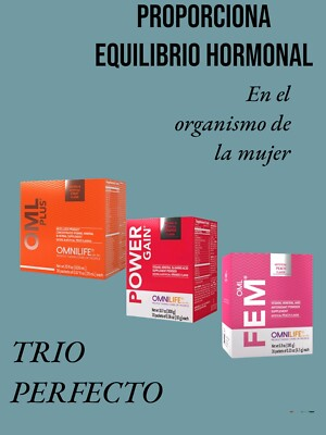 #ad #ad OML Plus OML Fem And Power Gain 30 Sachets Each Box Equilibrio Hormonal $174.25