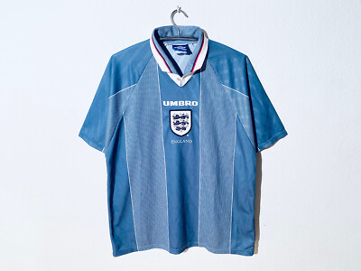 England Adult XXL Away Euro 96 National Team Football Shirt 1996