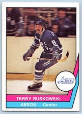TERRY RUSKOWSKI 1977-78 O-PEE-CHEE WHA 77-78 NO 37 EX+        50943