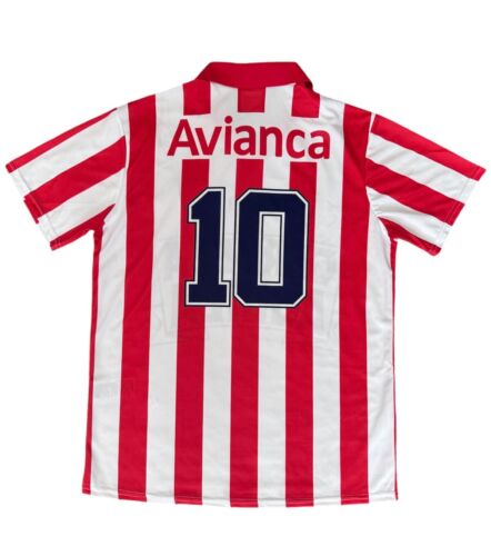 Camiseta local Atlético Junior de Barranquilla 1995 Dida #10 para hombre talla grande - Imagen 2 de 7