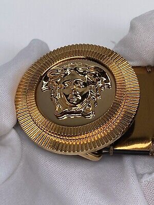 Versace Medusa Buckle Belt size 115/46” | eBay Versace Medusa Buckle Belt size 115/46” | eBay